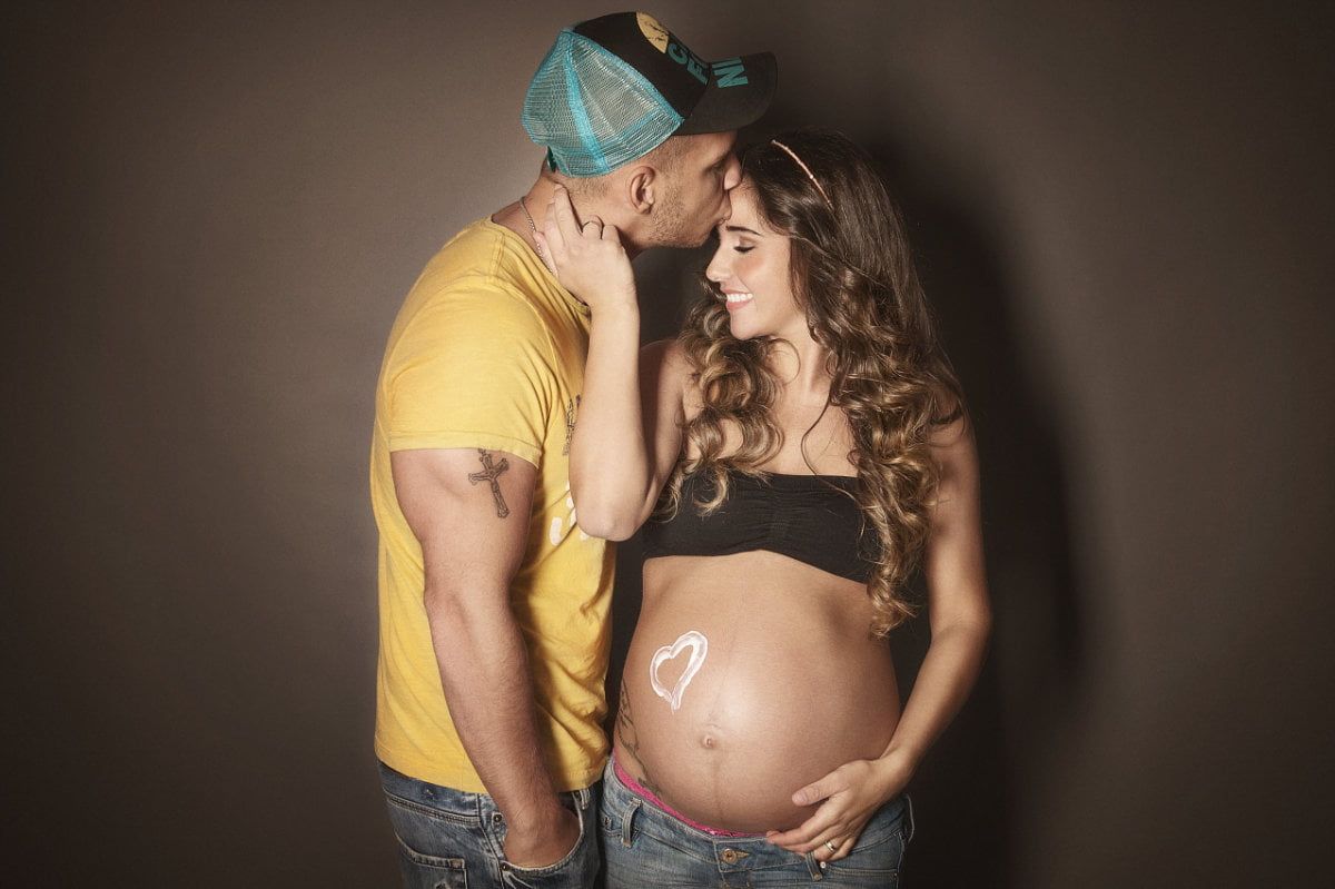 Promi und VIP Fotografie. Pietro und Sarah Lombardi bei Ihrer ersten Schwangerschaft.